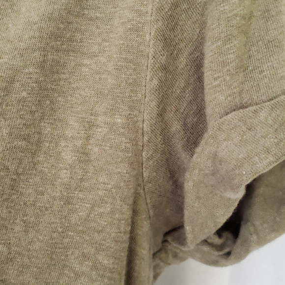 Olive Mesh Back Blouse - Picture 4 of 7